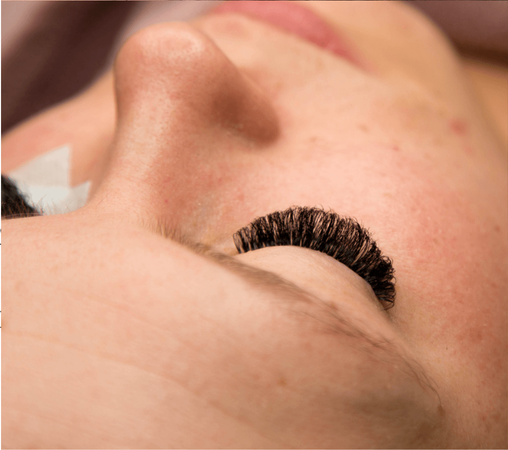 Volume eyelash extensions at BlueWave Lashes Sandy UT